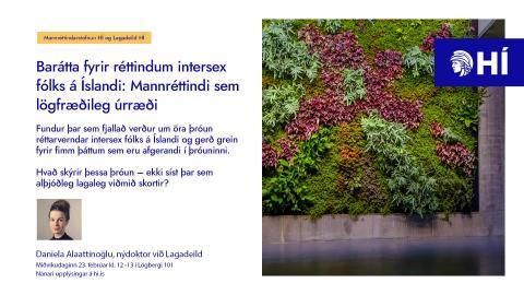 Barátta fyrir réttindum intersex fólks á Íslandi: Mannréttindi sem lögfræðileg úrræði